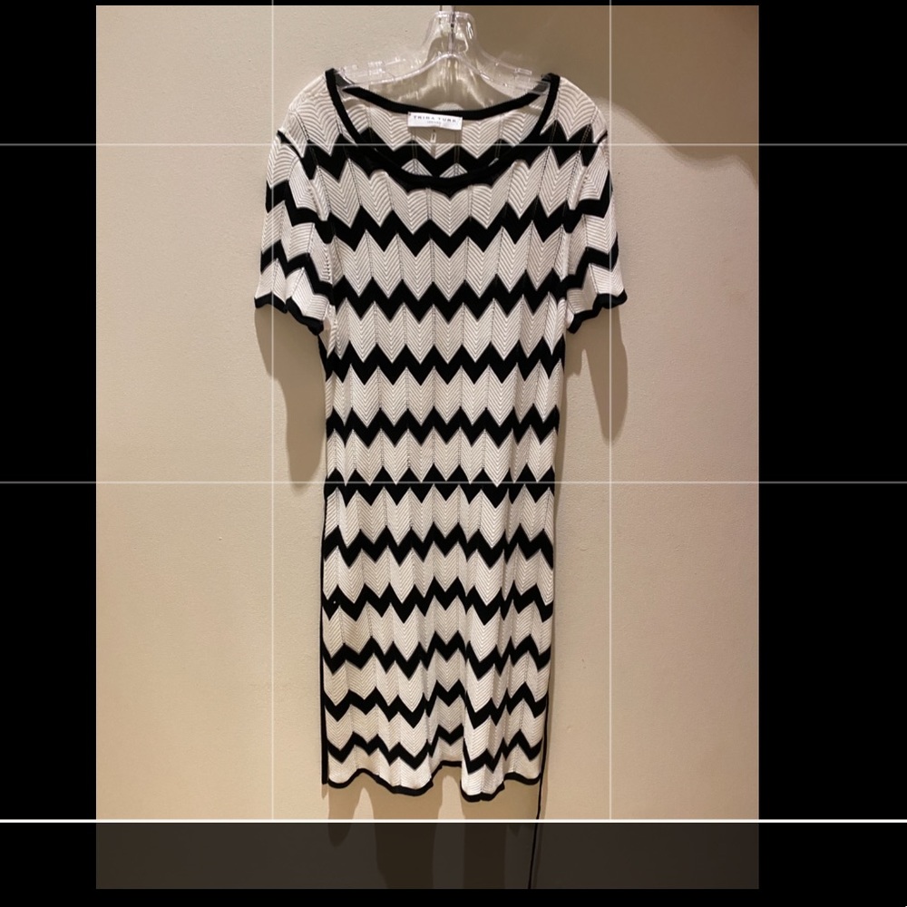 Trina Turk black and white dress